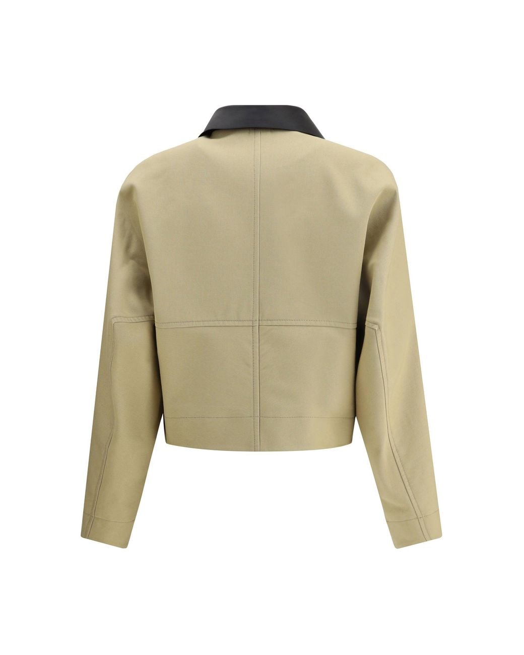 Givenchy Natural Cropped Caban Coat