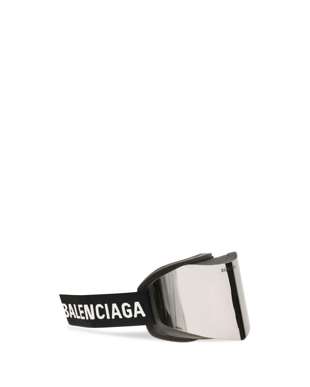 Balenciaga Blue Mirrored Ski Mask Sunglasses for men