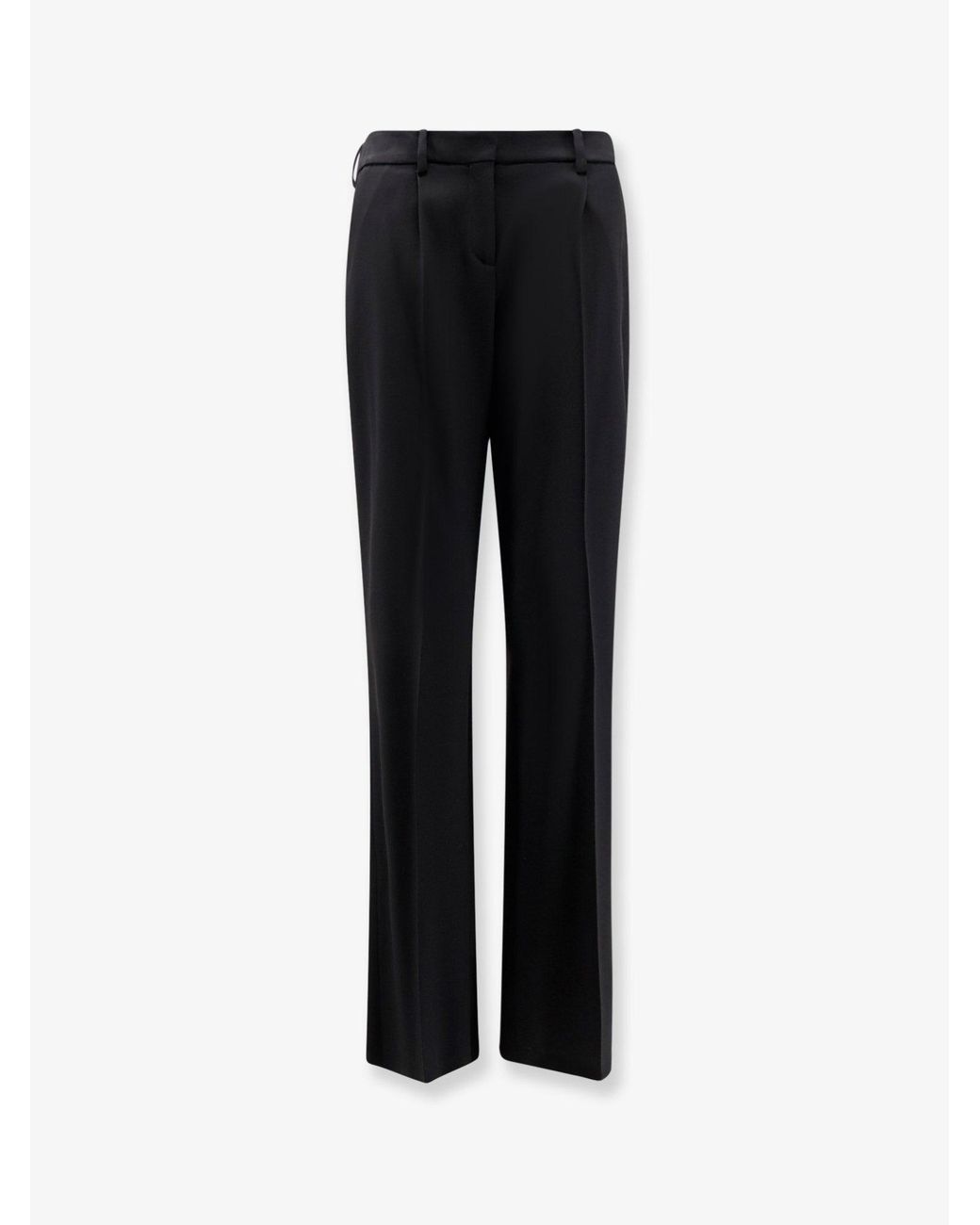 Balenciaga Black Slim Tailored Wool Trousers