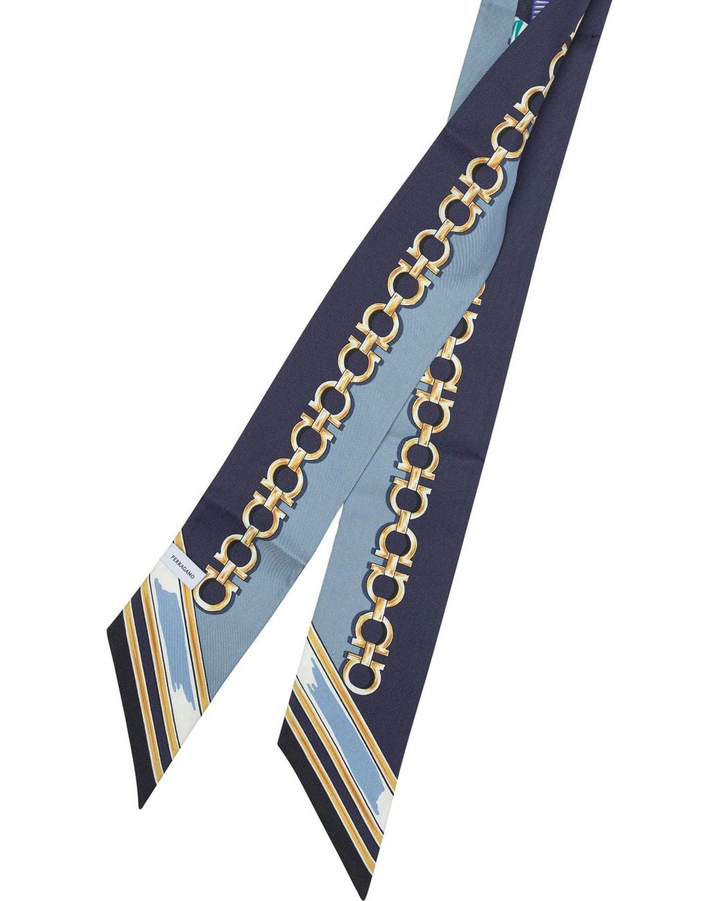 Ferragamo Blue Felini Mini Bandeau