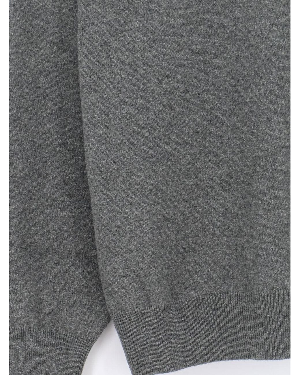 Brunello Cucinelli Gray Cashmere Sweater for men
