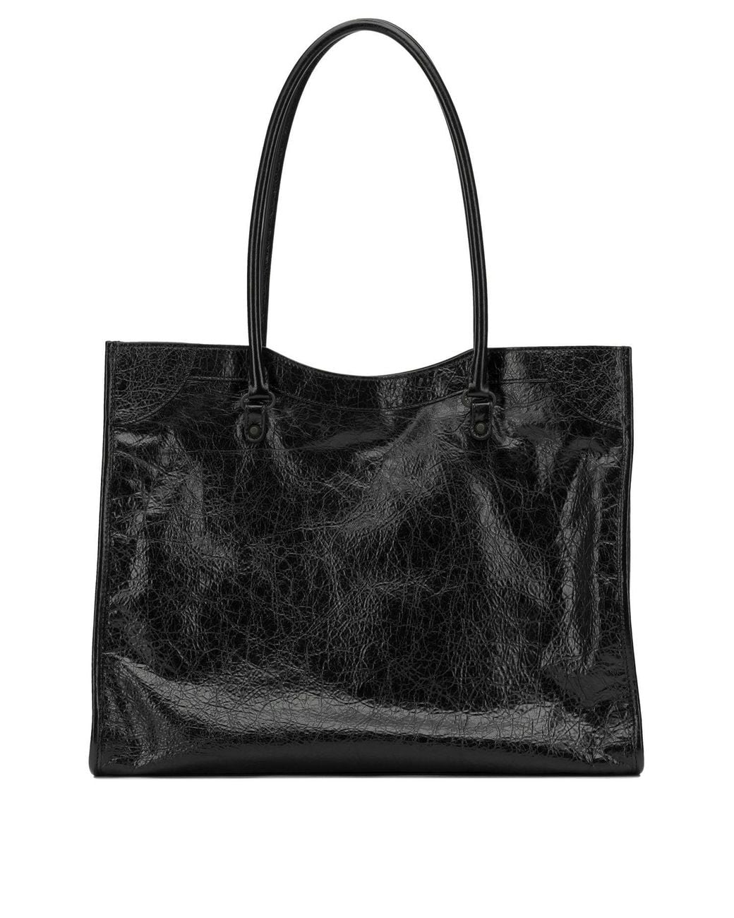 Balenciaga Black "Le City Tote" Medium Shoulder Bag