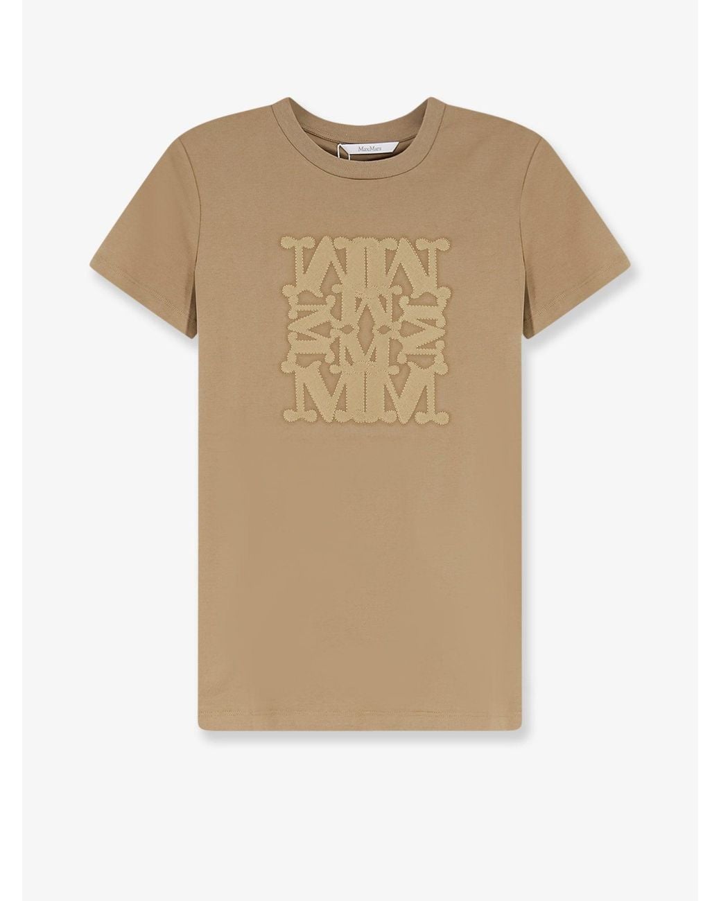 Max Mara Natural Mxmgiovane Cotton T-Shirt