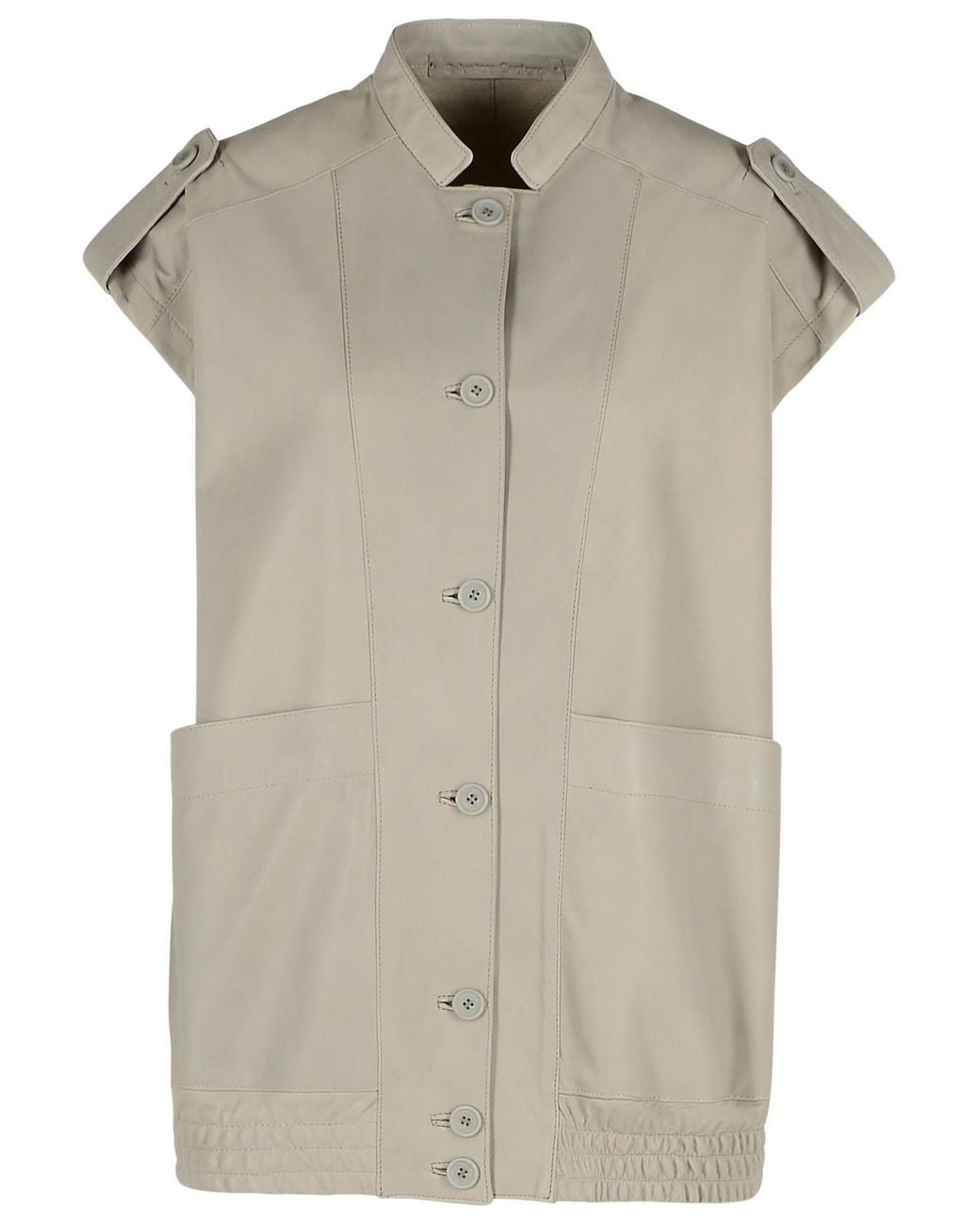 Salvatore Santoro Natural Leather Sleeveless Jacket