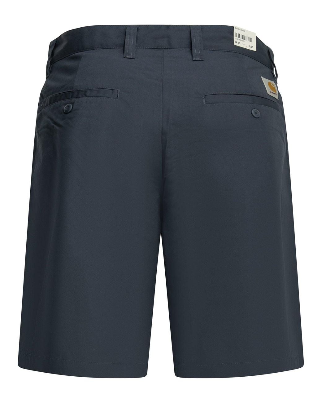 Carhartt Blue Calder Five-Pocket Polyester Cotton Shorts for men