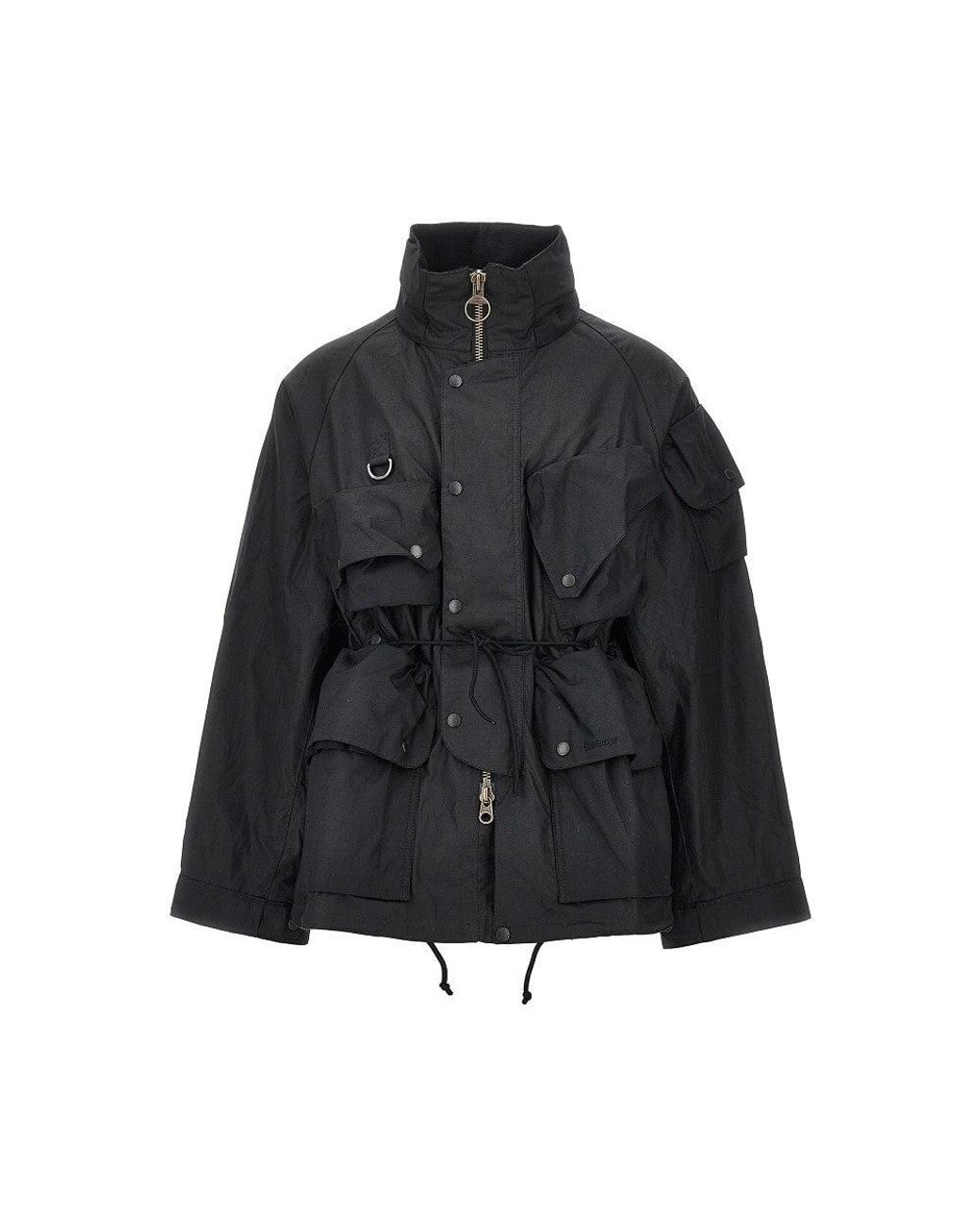 Barbour X Norbit Black Waxed Ripstop Jacket for men