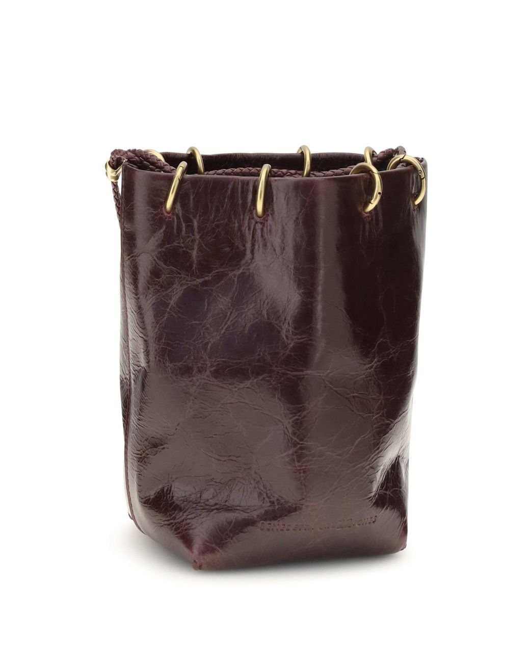 Benedetta Bruzziches Brown Doudou Petite Bucket Bag