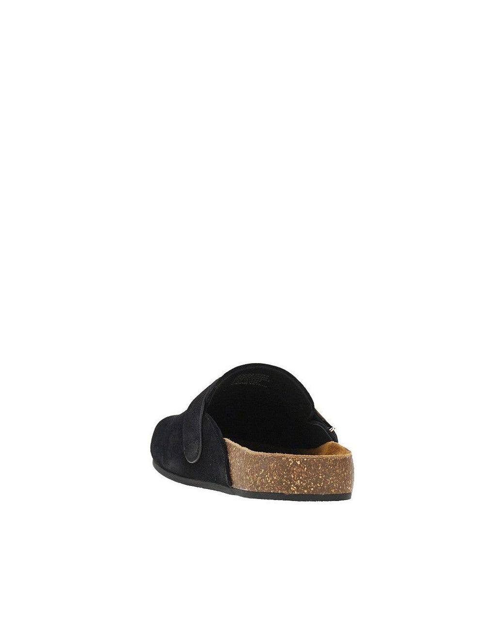 Tory Burch Black 'Mellow' Suede Leather Mules