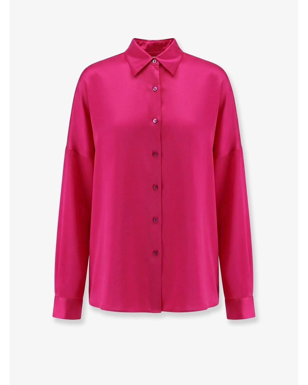 Dries Van Noten Pink Silk Blouse