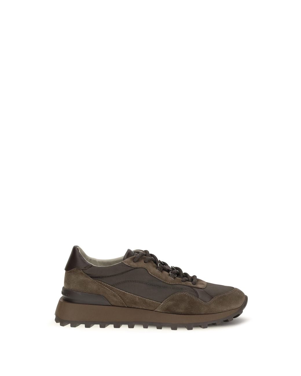 Brunello Cucinelli Brown Suede Sneakers Torba