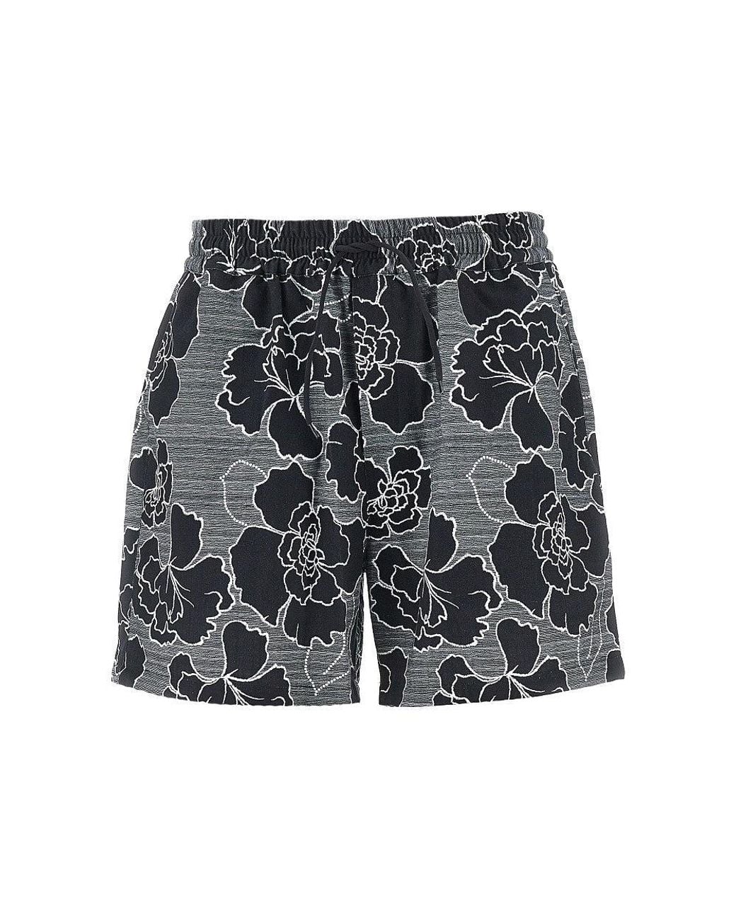 Les Deux Gray 'Charlie Poppy' Cotton-Blend Shorts for men