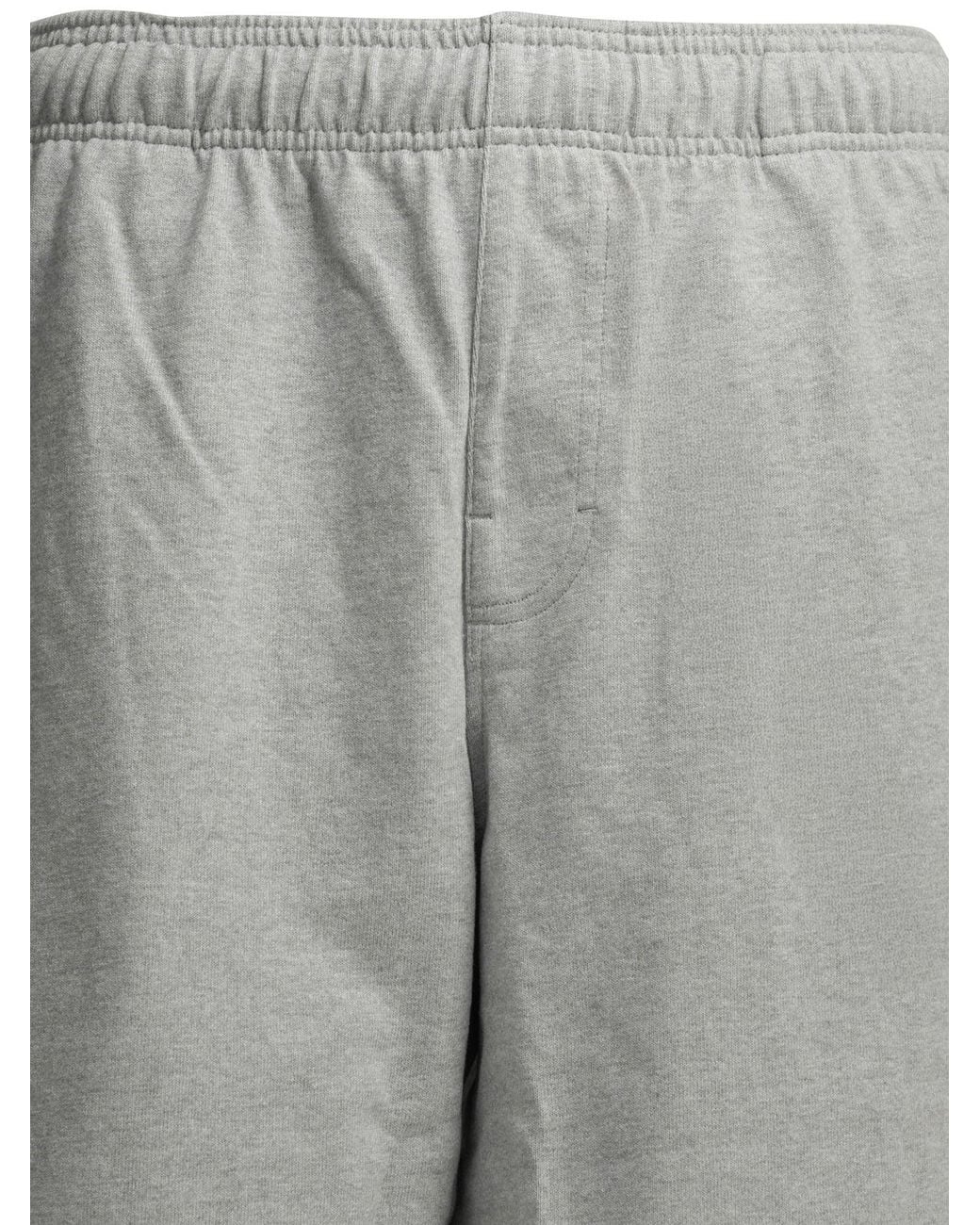 Stussy Gray Stussy Cotton Shorts for men