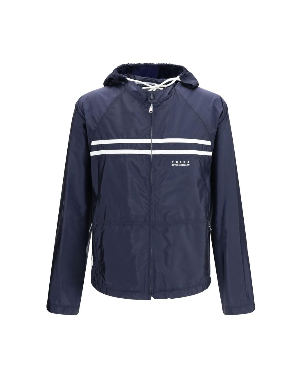 Prada Blue Oversize Re-Nylon Jacket for men