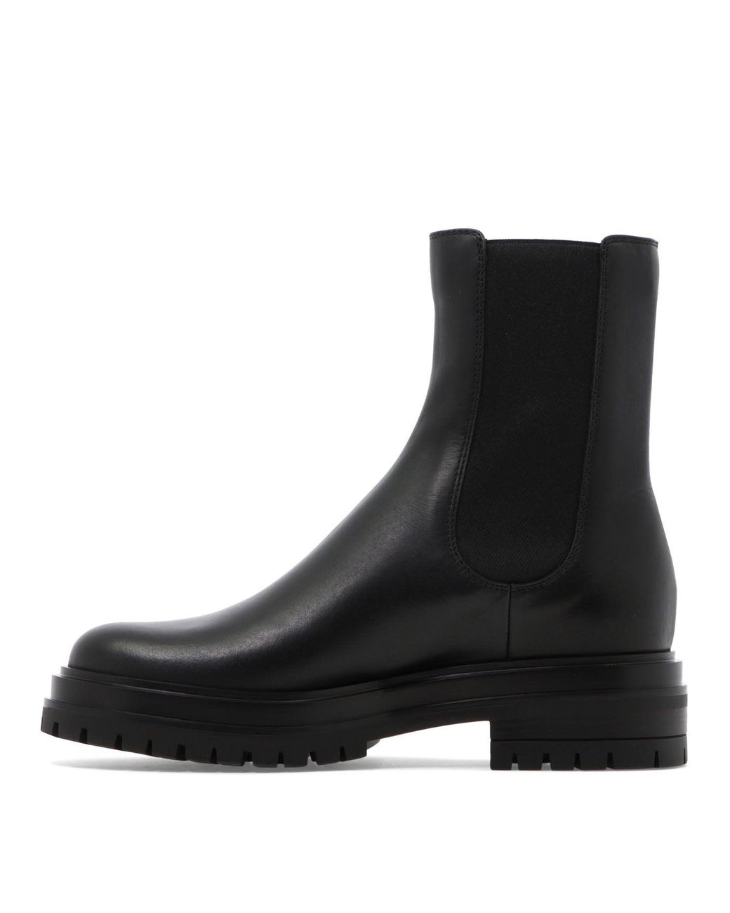 Gianvito Rossi Black "Chester" Ankle Boots