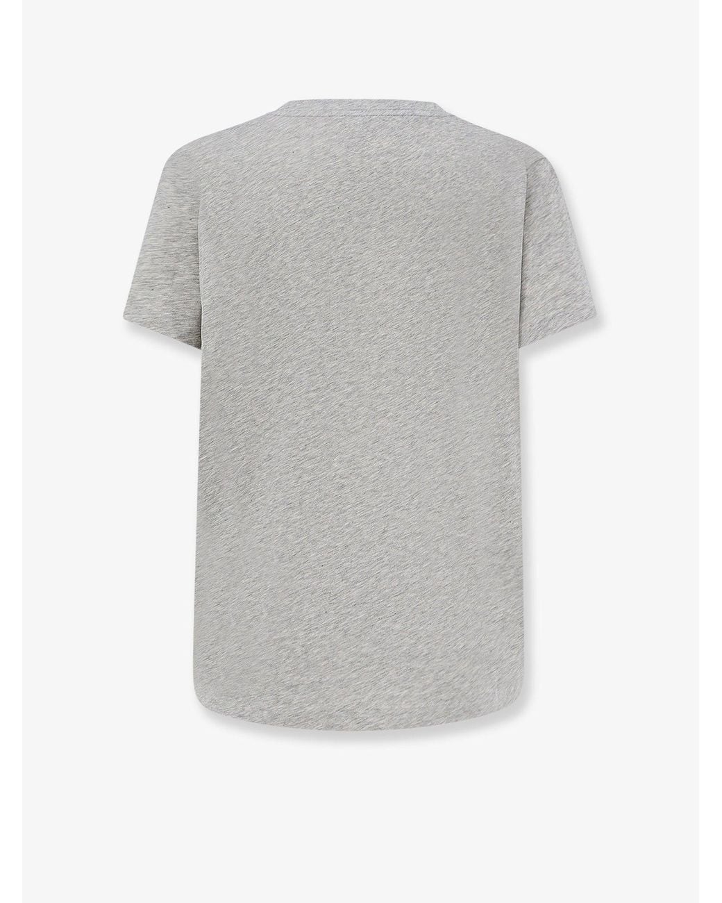 The Row Gray Dera Cotton T-Shirt