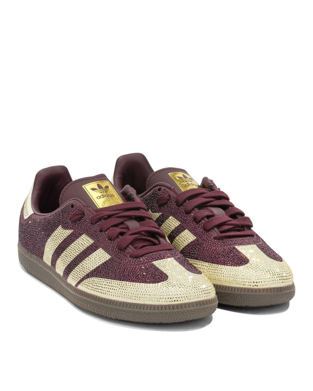 Adidas Originals Brown "Samba Og" Low-Top Sneakers