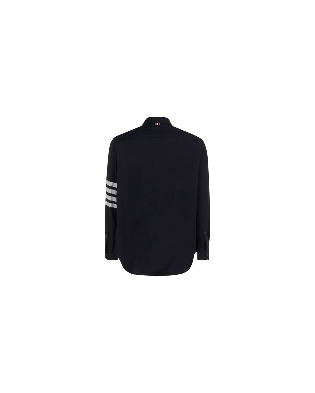 Thom Browne Black Wool Cotton Blend Shirt for men