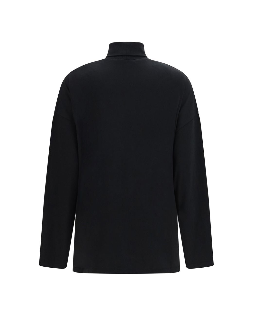 Loewe Black Cotton Turtleneck Top