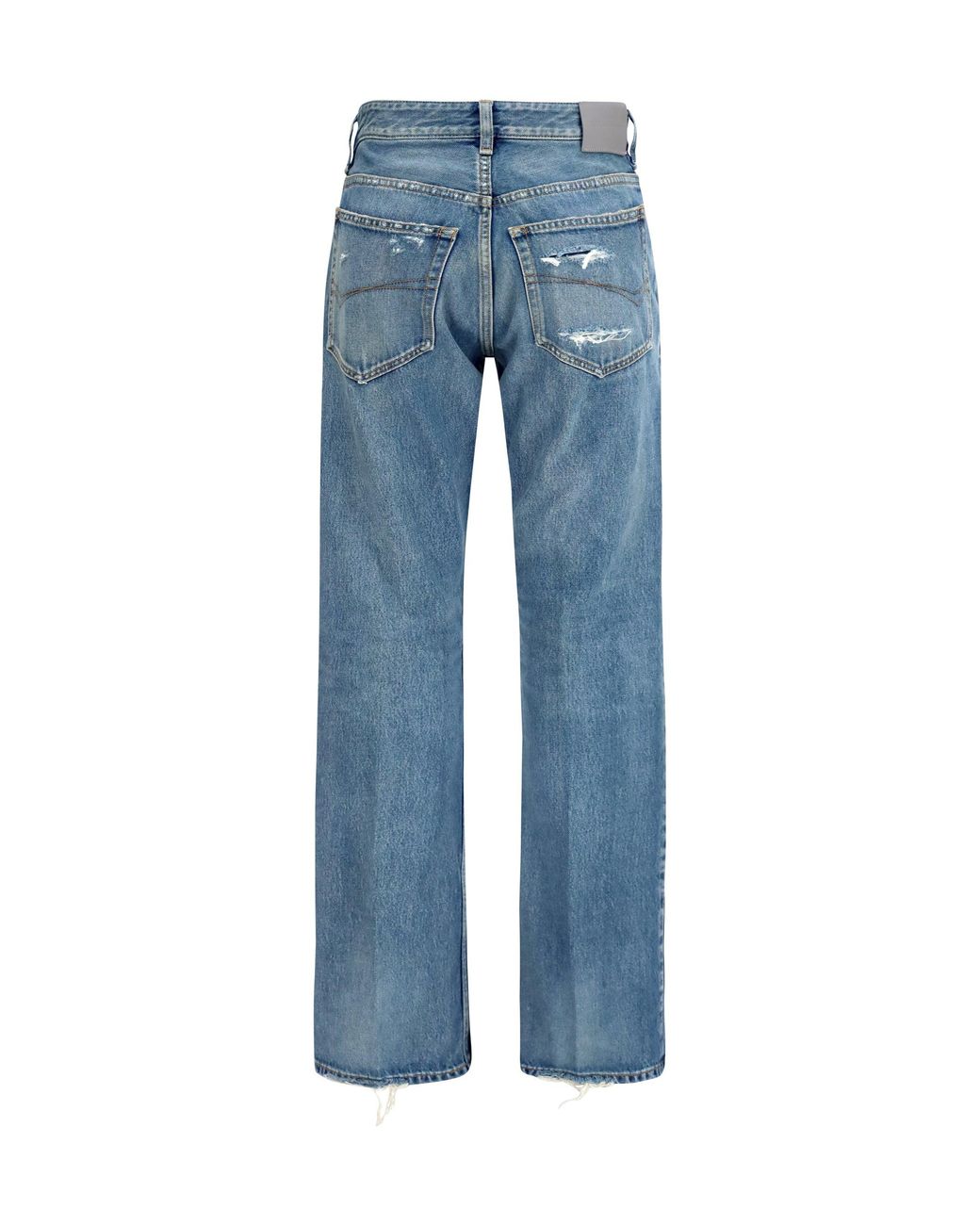 Balenciaga Blue Straight-Leg Denim Jeans