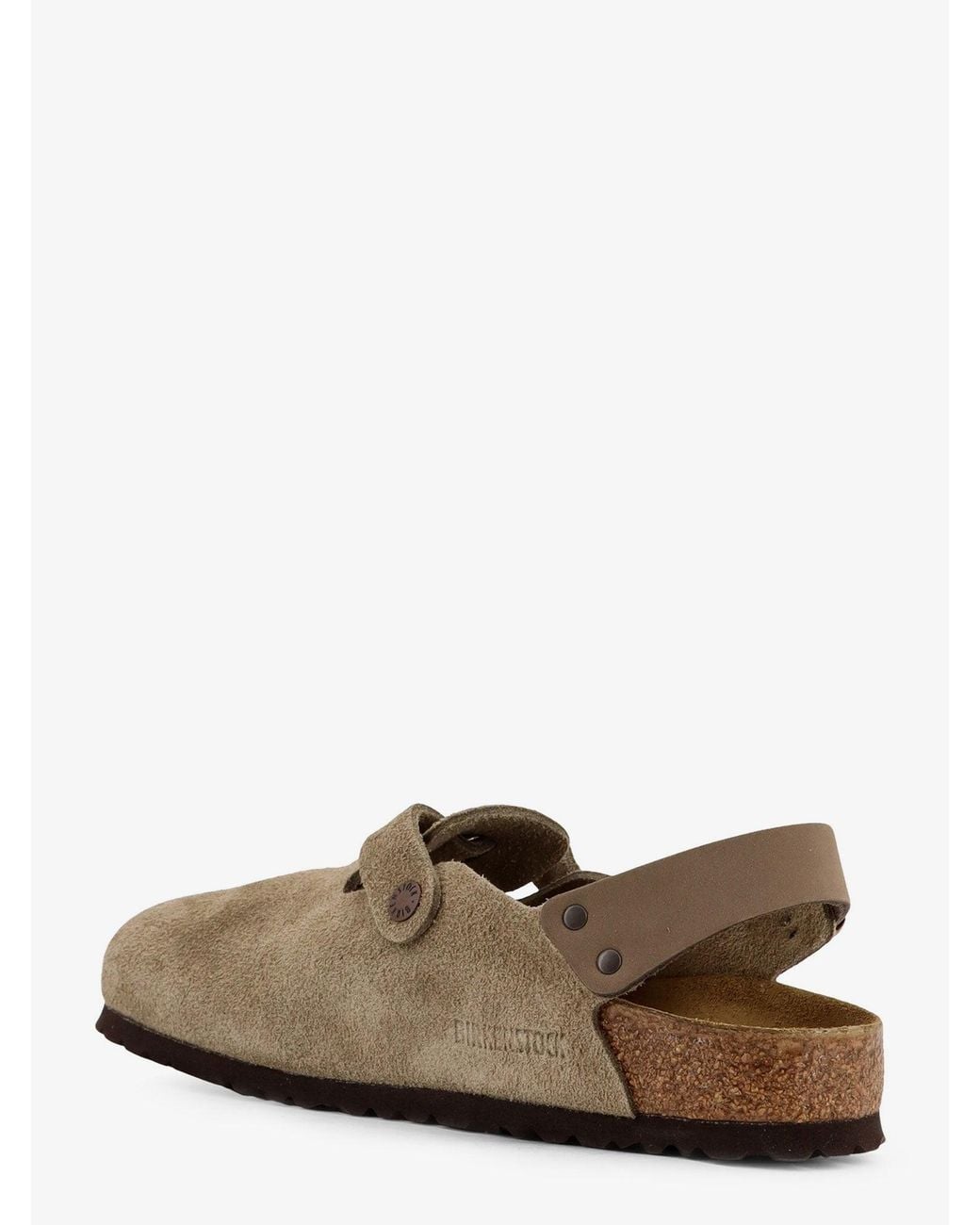 Birkenstock Natural Tokio Ii Suede Mule