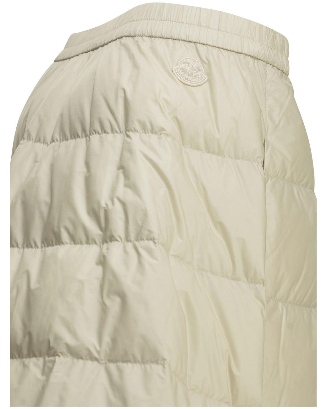 Moncler Natural Padded Midi Skirt