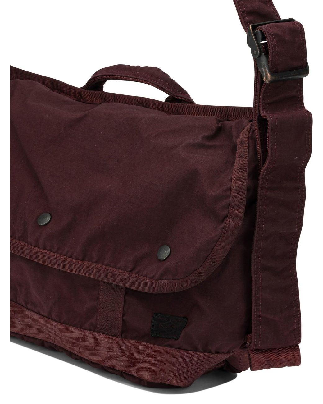 PORTER-YOSHIDA & CO Purple Porter-Yoshida & Co Crag Messenger Large Shoulder Bag Bordeaux for men
