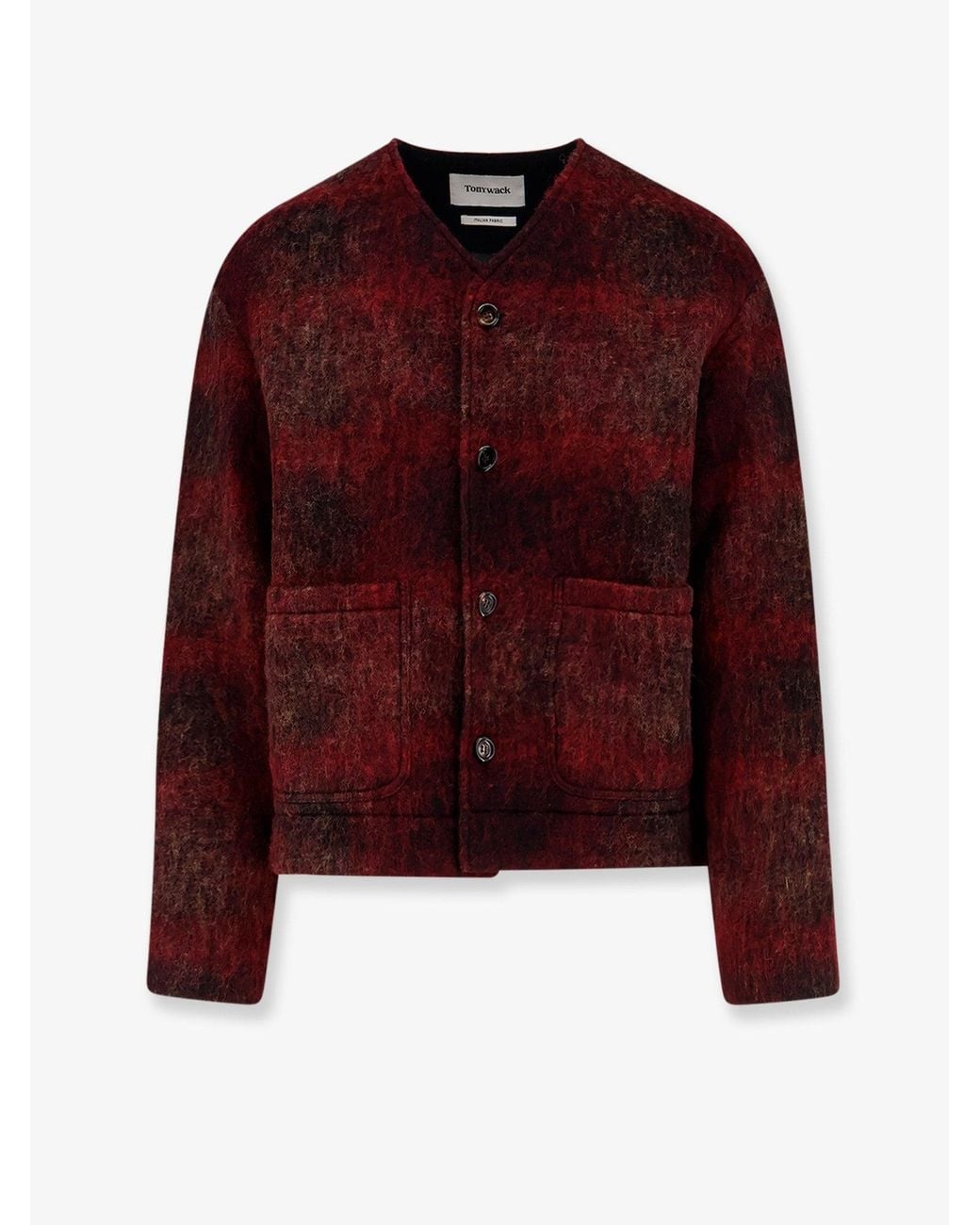 TONYWACK Red Italian Fabric Blazer for men