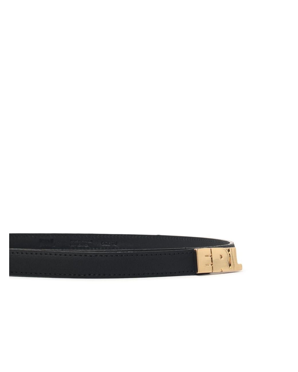 ERL White Leather Belt for men