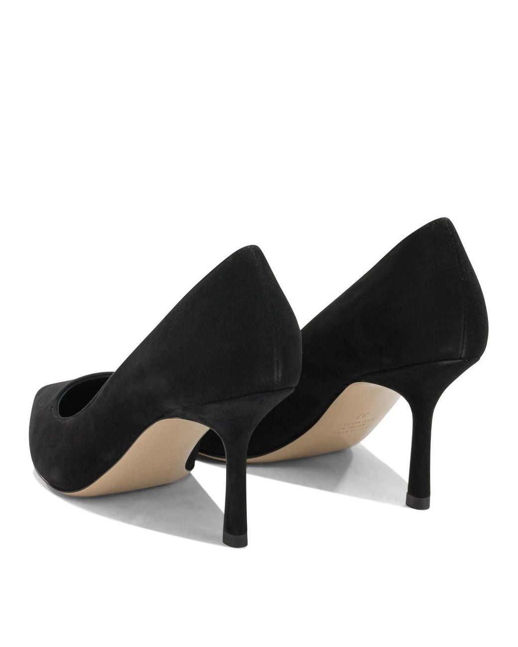 Ninalilou Black Suede Leather Pumps