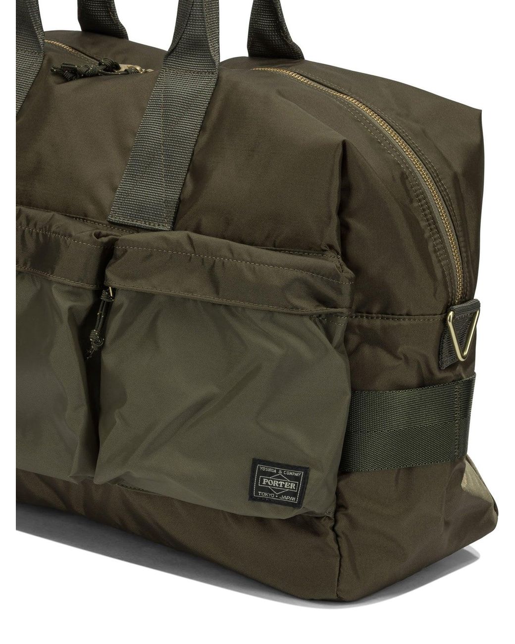 PORTER-YOSHIDA & CO Green Porter-Yoshida & Co Force 2Way Duffle Bag for men