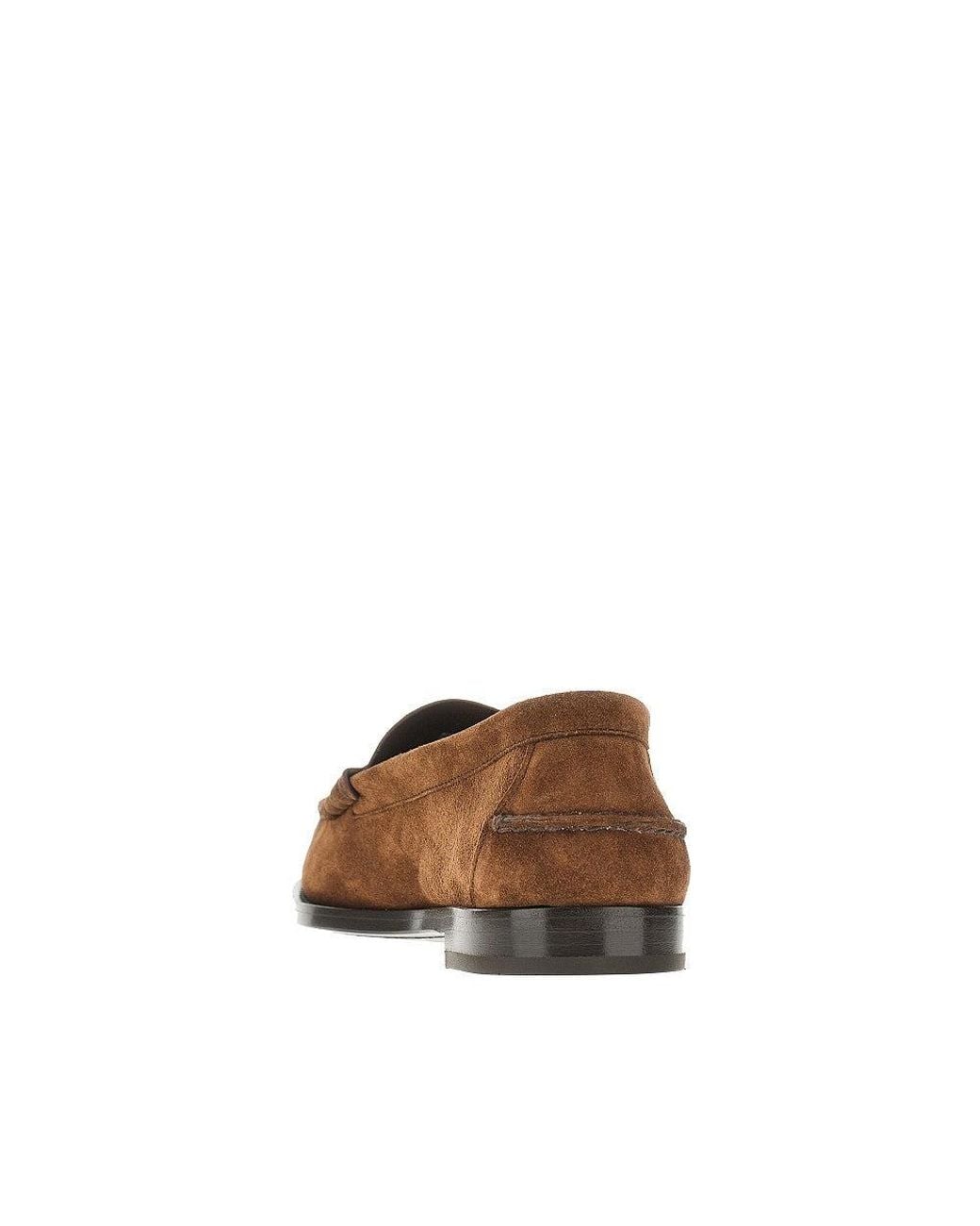 Church's Brown 'Rowley' Suede Leather Loafers for men