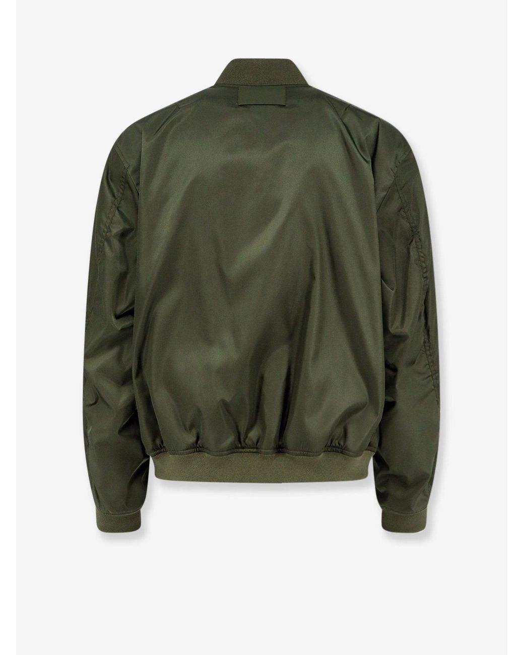 Balenciaga Green Nylon Bomber With Lining for men