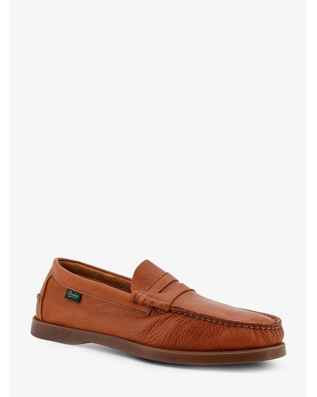 Paraboot Brown Leather Loafers for men