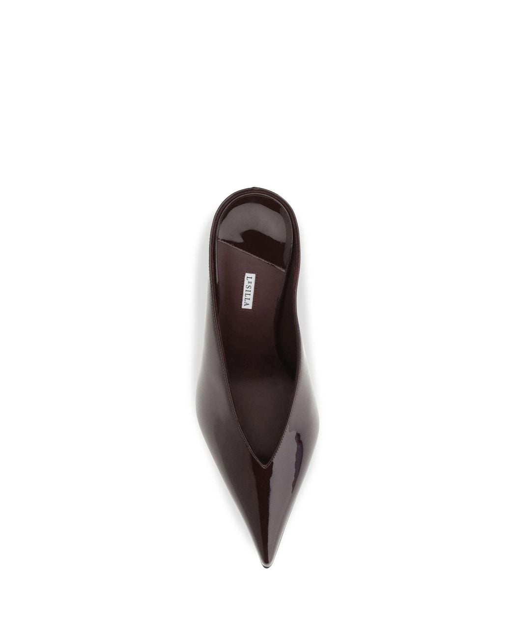 Le Silla Brown Clivage Mules Cherry