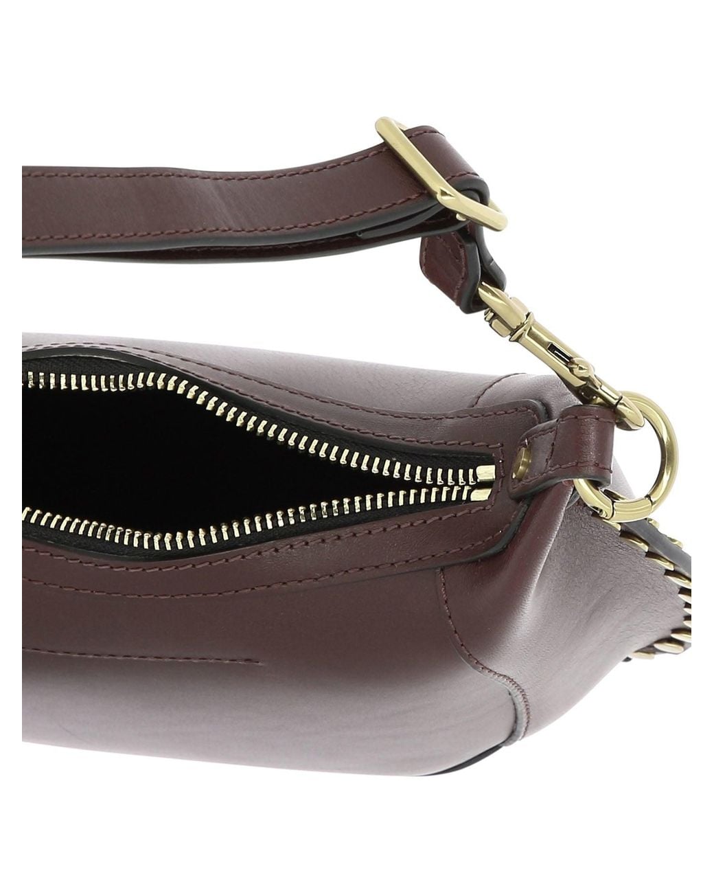 Isabel Marant Brown "Oskan Moon" Shoulder Bag