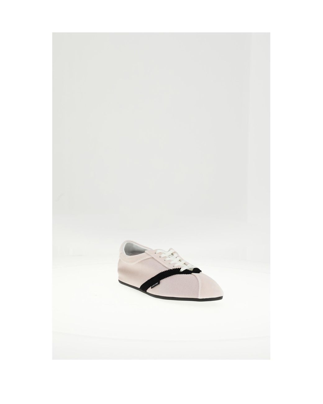 Céline White Low Lace-Up Sneaker 05