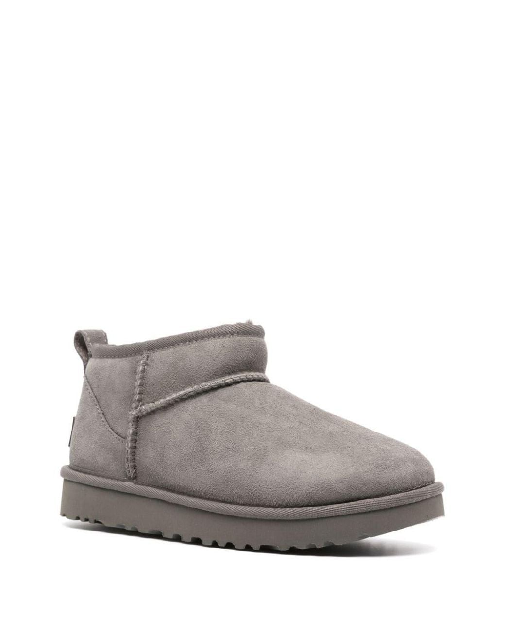 Ugg Gray Boots Classic Ultra Mini