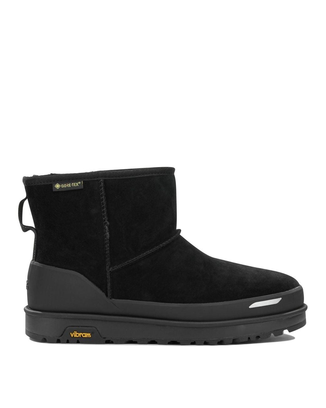 Ugg Black "Classic Mini Guard Gtx" Pull-On Ankle Boots
