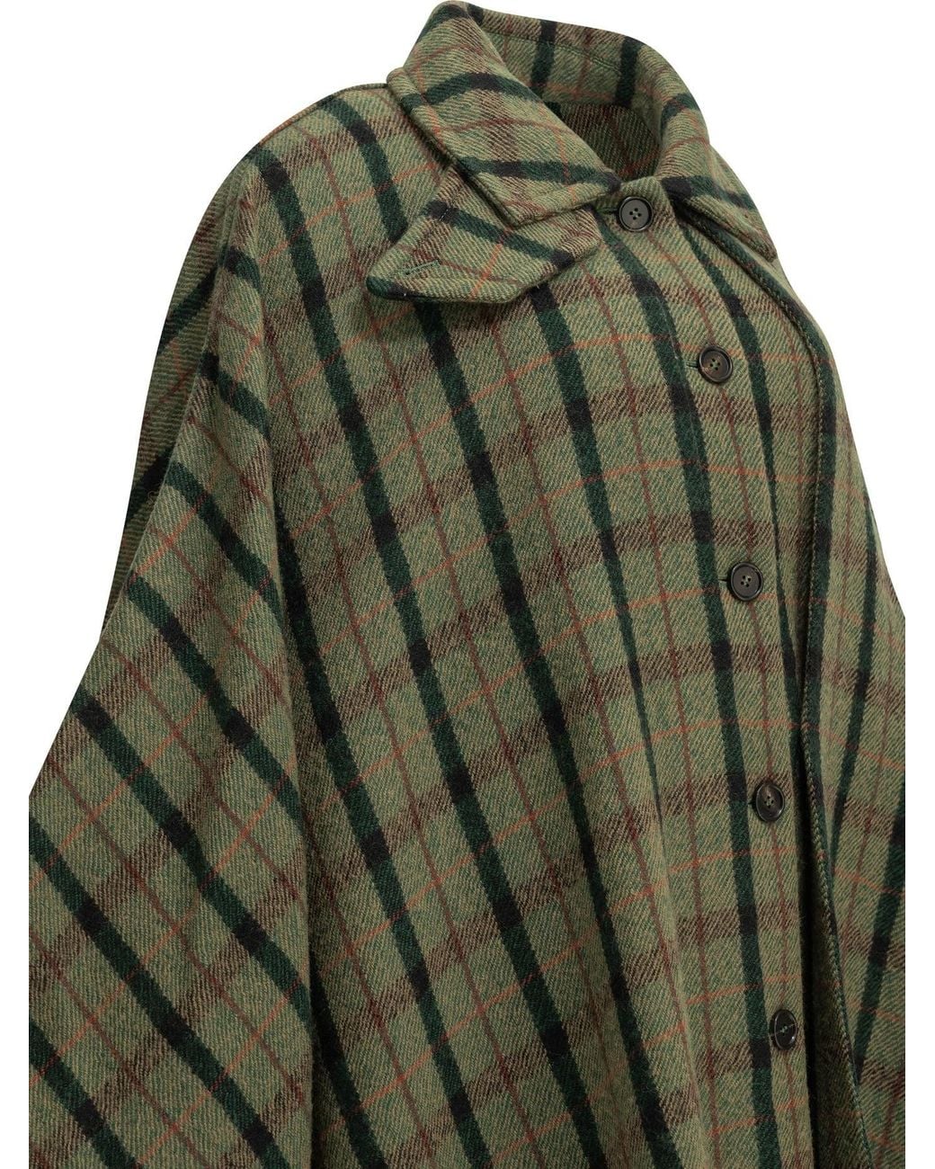 Chloé Green Chloé Wool Cape