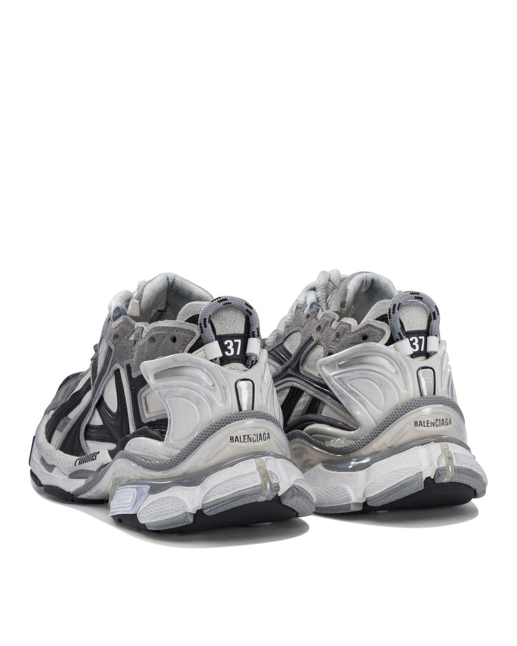 Balenciaga Gray "Runner" Sneakers