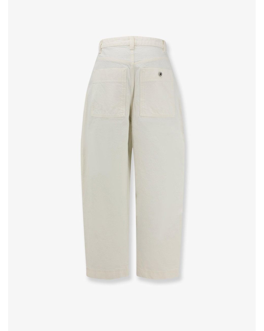 Soeur White Kurt Organic Cotton Trousers