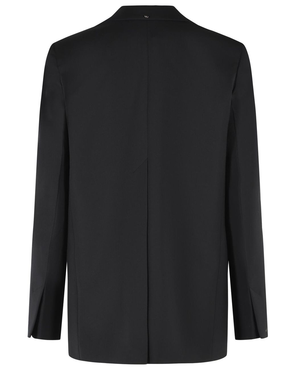 Sportmax Black 'Tenace' Virgin Wool Oversize Blazer