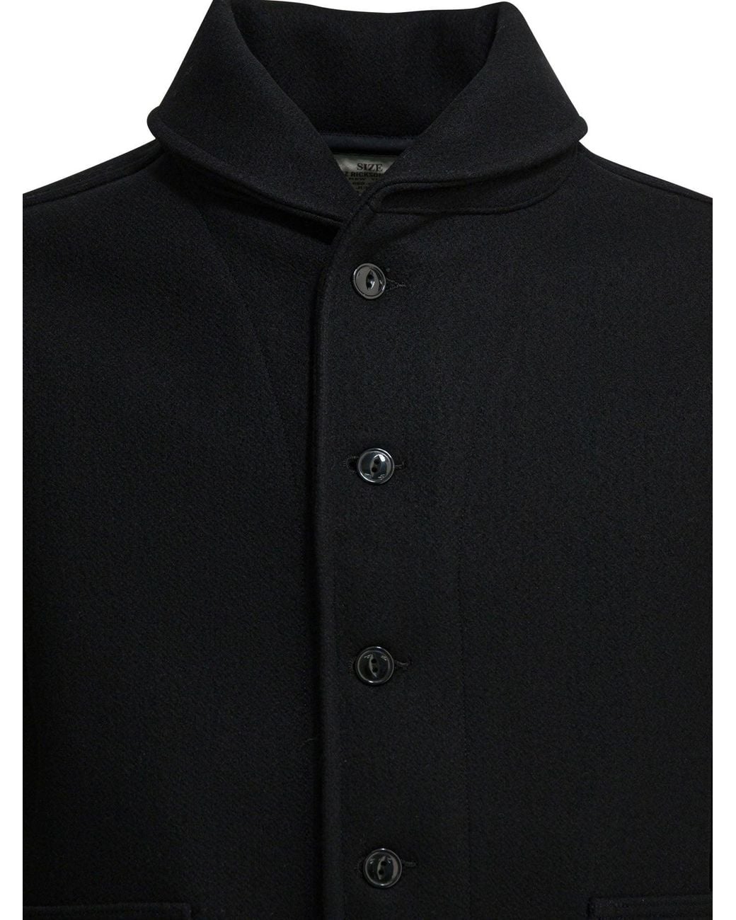 Buzz Rickson's Black Wool Bomber Jacket
