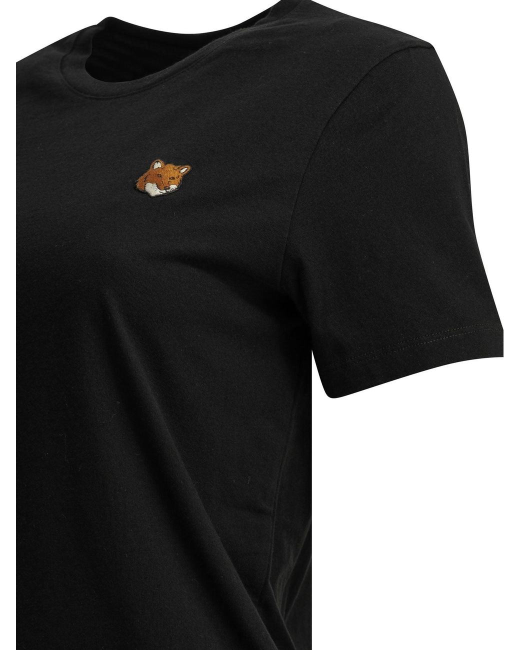 Maison Kitsuné Black Fox Head Crew-Neck T-Shirt