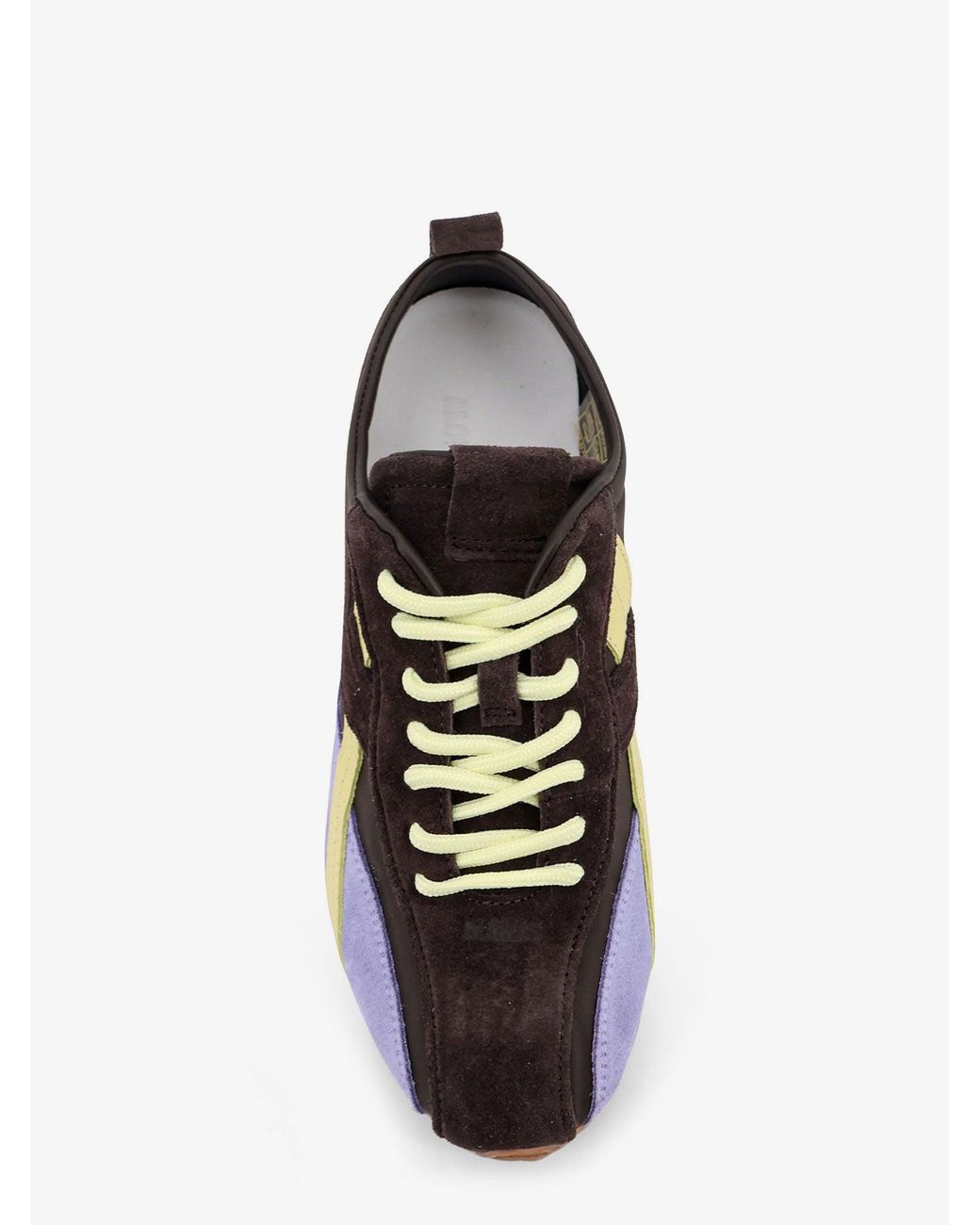 Alohas White Leather And Suede Sneakers