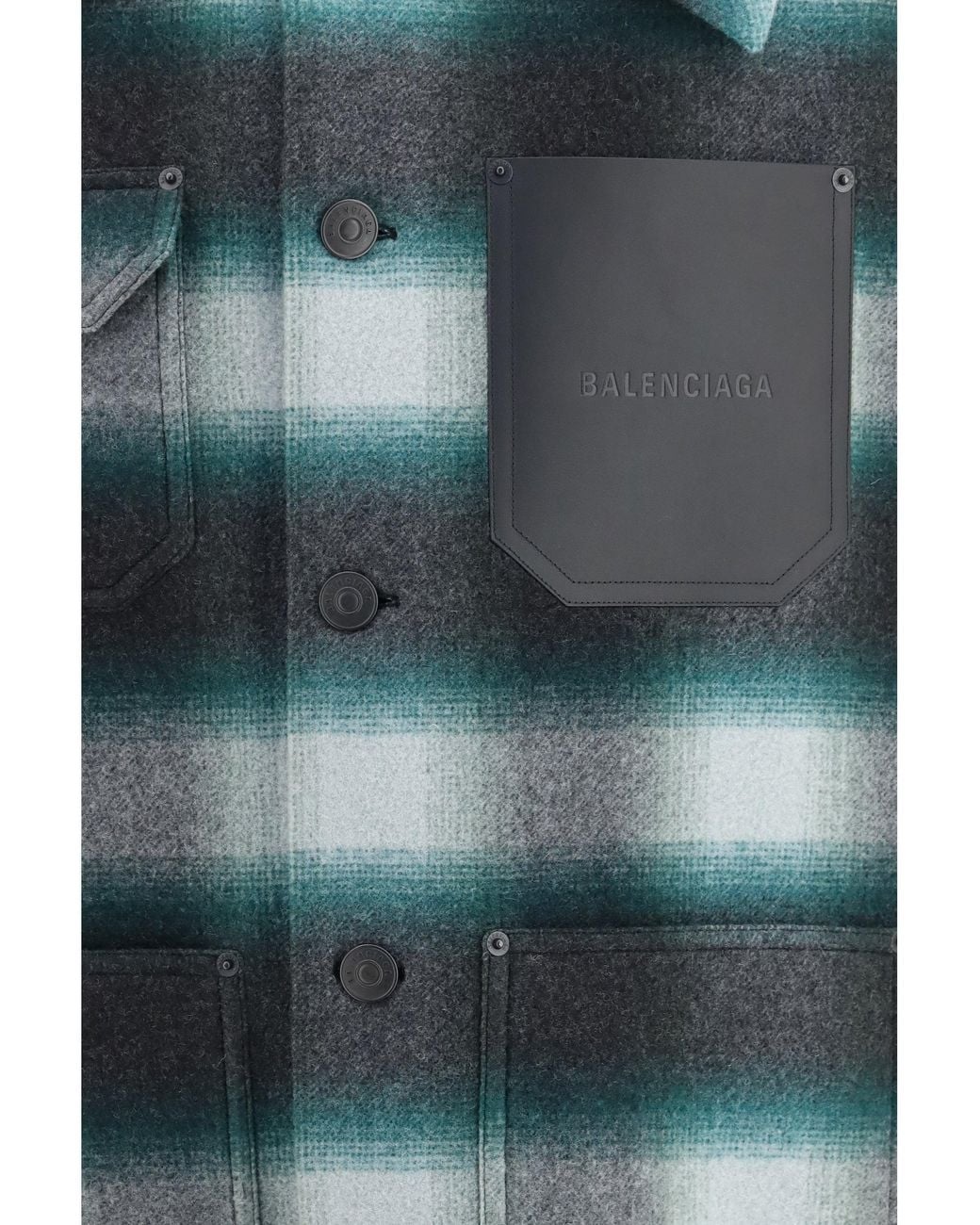 Balenciaga Green Workwear Cocoon Jacket Dark for men