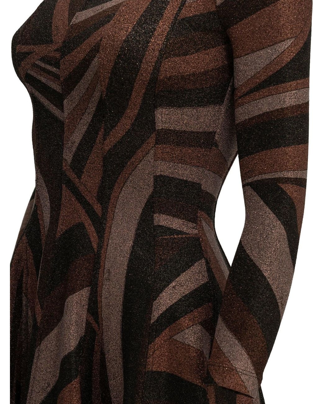 Emilio Pucci Black "Iride" Short Dress