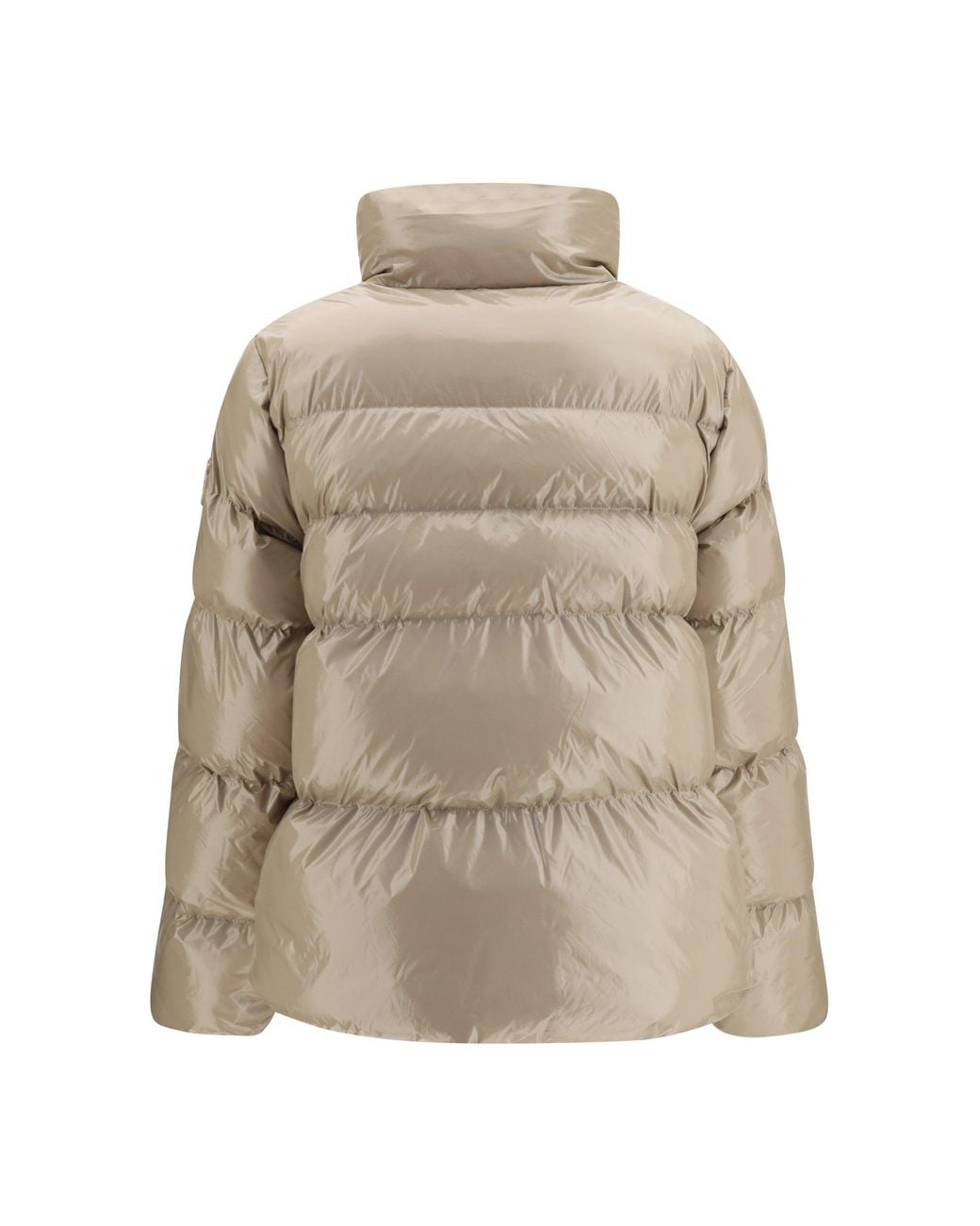 Pinko Natural Glossy Quilted Puffer Jacket