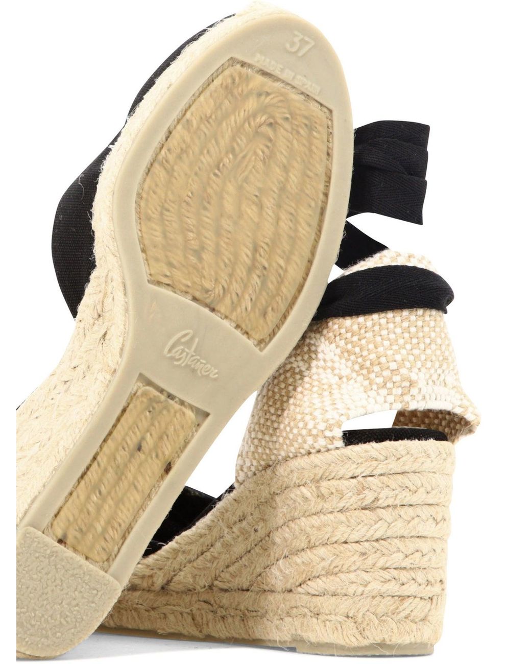 Castaner Black "carina" Espadrilles