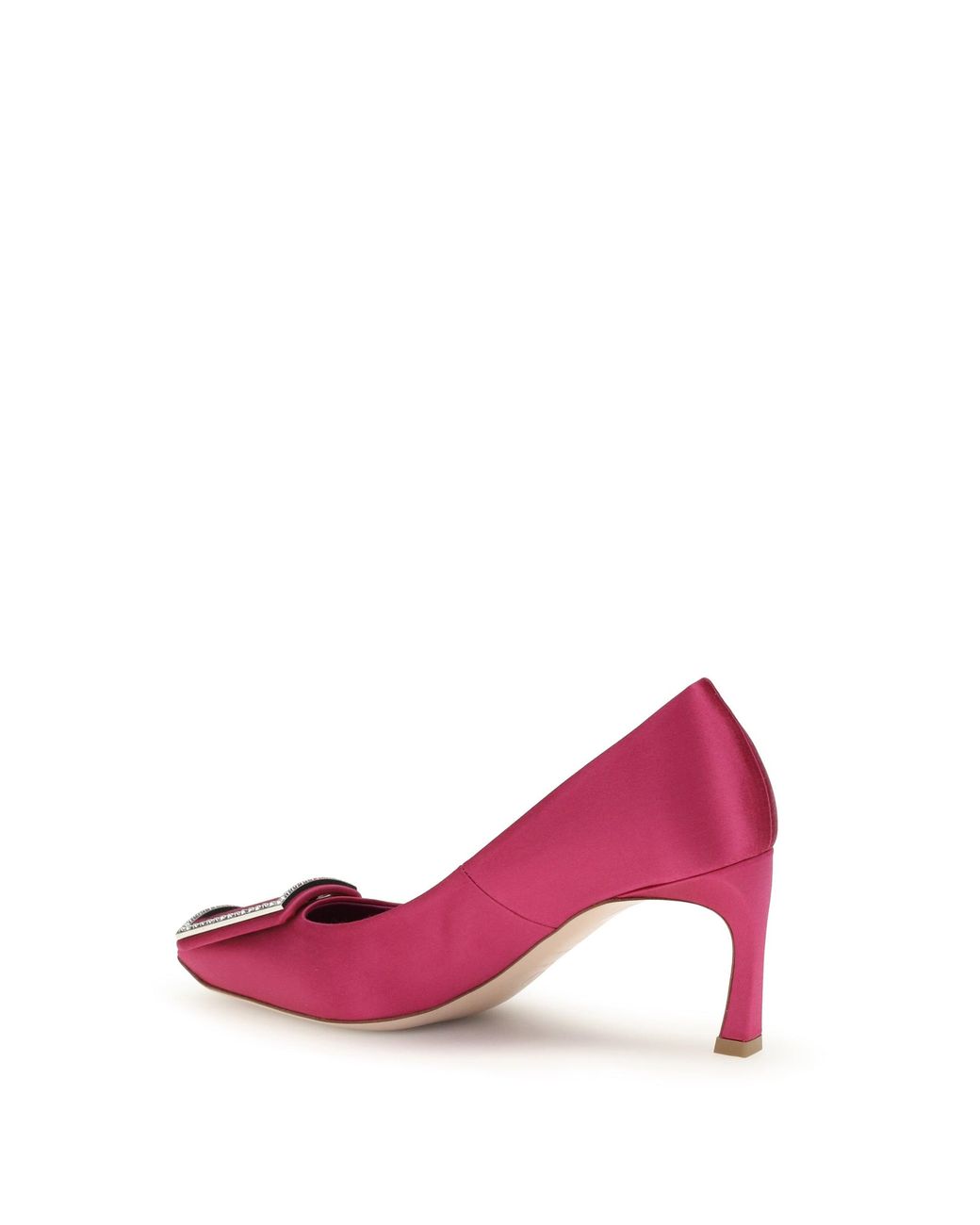 Roger Vivier Pink Satin Trompette Pumps
